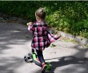 Hulajnoga Trójkolowa Scooter Magic Green (1590, Milly Mally) LED