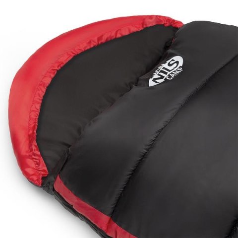 NC2012 CZARNO-CZERWONY ŚPIWÓR NILS CAMP