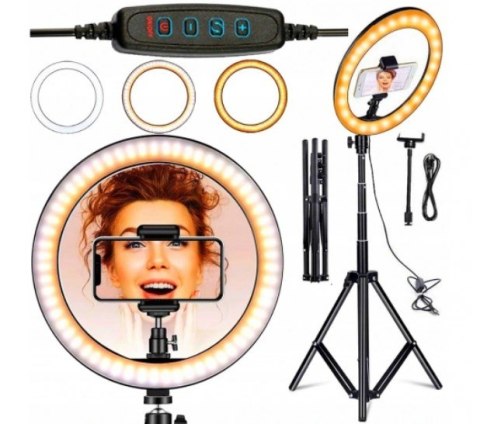 Lampa pierścieniowa 60W RING LED selfie makijaż