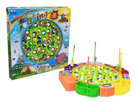 Gra rodzinna - wędkowanie, łowienie ryb - 5 wędek, 45 rybek