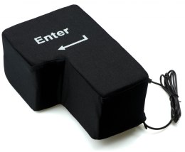 Poduszka antystresowa klawisz Enter XL na biurko do uderzania USB