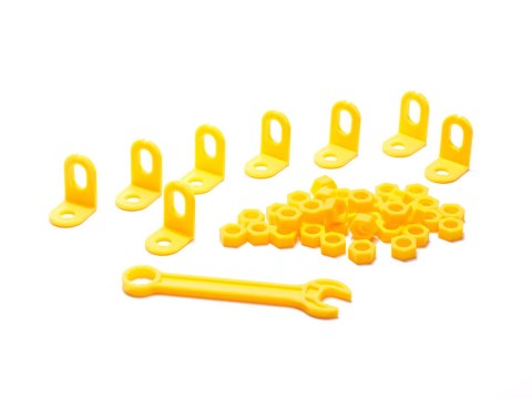 Wkrętarka wiertarka śrubki klocki konstrukcyjne zestaw majsterkowicza walizka 258 elementów