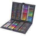 Zestaw do malowania dla dzieci artystyczny plastyczny pędzle kredki mazaki 168el + walizka