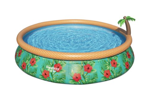 Bestway 57416 BASEN ROZPOROWY FAST SET Z PALMA I POMPĄ FILTRACYJNĄ 4.57m x 0.84m Bestway 57416 BASEN ROZPOROWY FAST SET Z PALMA I POMPĄ FILTRACYJNĄ 4.57m x 0.84m