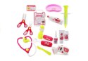 Wózek Lekarski Dla Dziewczynki Z Akcesoriami, Zestaw Doktora Różowy