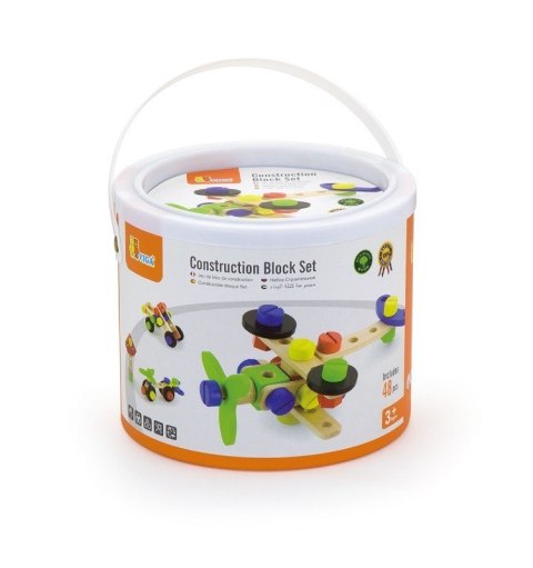 VIGA 50383 KLOCKI KONSTRUKCYJNE 48 ELEMENTÓW (0889, Viga)