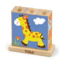 VIGA 50834 KOSTKI LOGICZNE -ZOO (0958, Viga)
