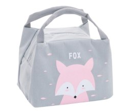 Torba termiczna na lunch jedzenie śniadaniowa izolacyjna lis różowy
