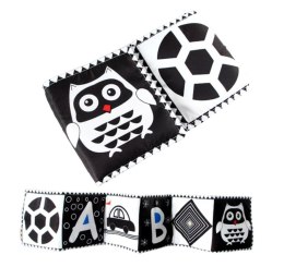 Ochraniacz do łóżeczka mata sensoryczna książeczka książka kontrastowa miękka