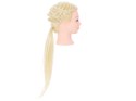 Główka głowa treningowa fryzjerska naturalne włosy blond