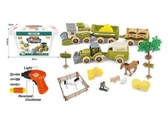 Farma traktor maszyny rolnicze ciągnik do skręcania zwierzęta wkrętarka