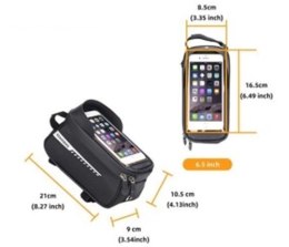 Torba rowerowa sakwa wodoodporna uchwyt na telefon