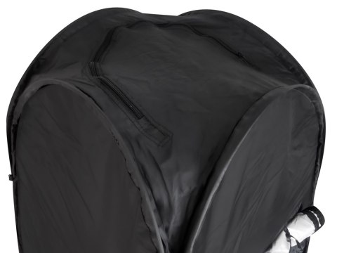 Namiot LUARO samorozkładający na prysznic przebieralnia turystyczna toaleta wc czarne