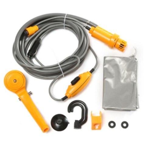 Prysznic turystyczny przenośny natrysk camping myjka 12v