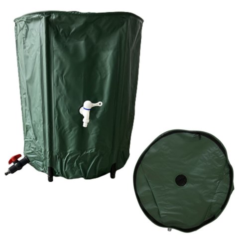 Pojemnik LUARO zbiornik na deszczówkę z kranem beczka na wodę deszczową składana 200 litrów