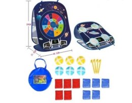 Rzut do celu rzutki na rzepy 2w1 zestaw animacyjny piłki woreczki 21el.