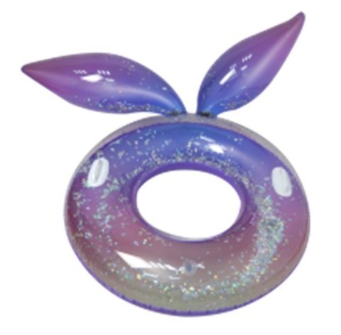 Kółko do pływania koło dmuchane syrena z brokatem galaxy 94 cm XXL max 60kg