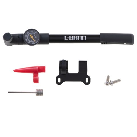 Pompka do roweru z manometrem RALLEX rowerowa ręczna do piłki materaca z uchwytem na rower