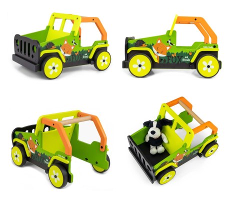 Milly Mally Zabawka Chodzik-Pchacz dla dzieci Explorer Fox and Friends