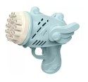 Pistolet do baniek mydlanych bańki mydlane ze skrzydłami niebieski