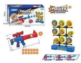 Strzelanie do celu ruchoma tarcza gra zręcznościowa pistolet piłki