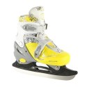 NH18331 4w1 LIMONKOWY ROZM.M(35-38) ŁYŻWOROLKI Z WYM. PŁOZĄ HOKEJOWĄ NILS EXTREME