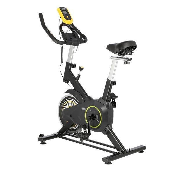 SW2501 YELLOW SPIN BIKE 7KG ONE FITNESS