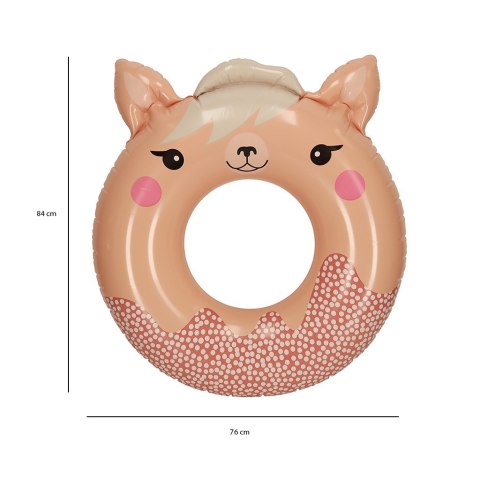 INTEX 59266 Kółko do pływania koło dmuchane ponton plażowy lama max 40kg 76 cm