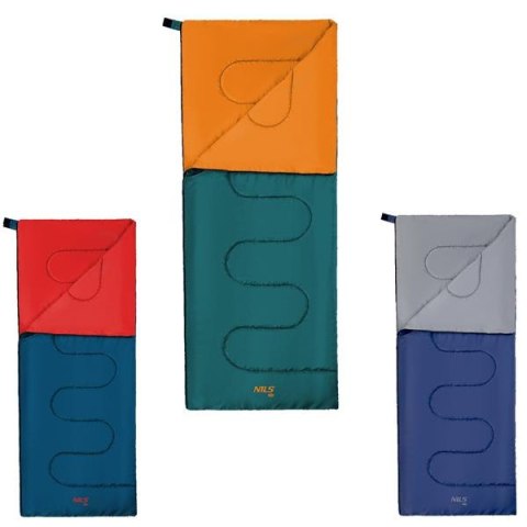 NC2002 ZIELONO-POMARAŃCZOWY ŚPIWÓR NILS CAMP