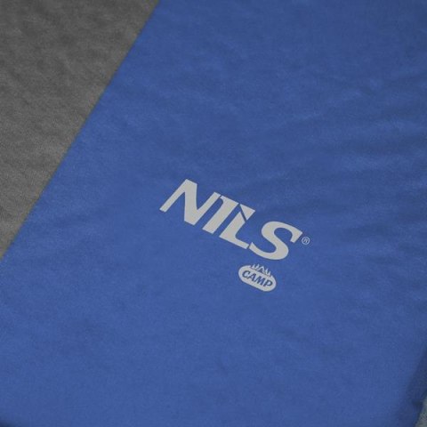 NC4349 NIEBIESKO-SZARA MATA SAMOPOMPUJĄCA Z PODUSZKĄ NILS CAMP