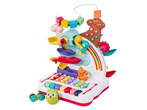 Wielofunkcyjna, Edukacyjna Zabawka Dla Dzieci, Cymbałki, Zjeżdżalnia, Pałąk, Magnetyczny Dzięcioł Interaktywna