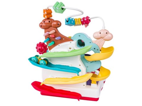 Wielofunkcyjna, Edukacyjna Zabawka Dla Dzieci, Cymbałki, Zjeżdżalnia, Pałąk, Magnetyczny Dzięcioł Interaktywna