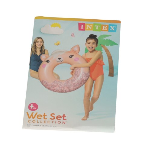 INTEX 59266 Kółko do pływania koło dmuchane ponton plażowy lama max 40kg 76 cm