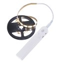 Taśma LED wodoodporna na baterie USB czujnik ruchu 1M 59LED ciepły biały