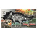 Dinozaur Triceratops zabawka interaktywna na baterie chodzi świeci ryczy