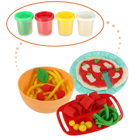 Ciastolina plastelina makaron maszynka makaronowa ciasto masa plastyczna z akcesoriami