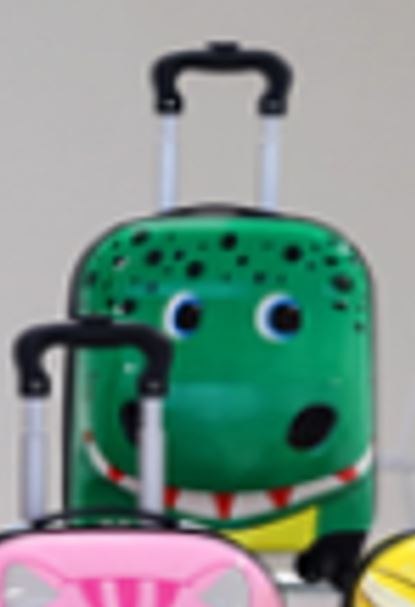 Walizka podróżna dla dzieci bagaż podręczny na kółkach krokodyl