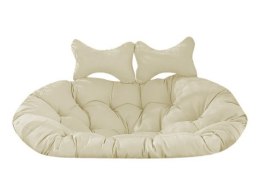 Poduszka LUARO na huśtawkę wiszącą bocianie gniazdo miękka ecru