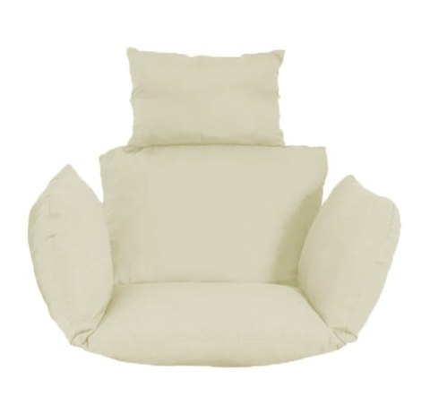 Poduszka LUARO na huśtawkę wiszącą bocianie gniazdo XXL ecru