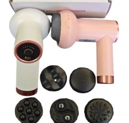 Pistolet do masażu masażer do pleców ciała pleców ujędrniający antycellulitowy bezprzewodowy wyszczuplający 5w1