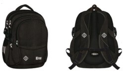 Plecak szkolny młodzieżowy czterokomorowy St. Right 23L czarny