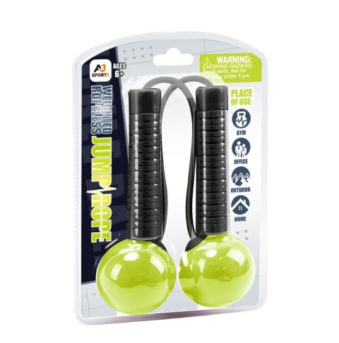 Skakanka bezprzewodowa bez linki crossfit trening cardio fitness z piłeczkami