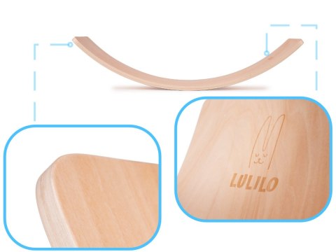 Deska do balansowania z filcem LULILO AJLO różowy