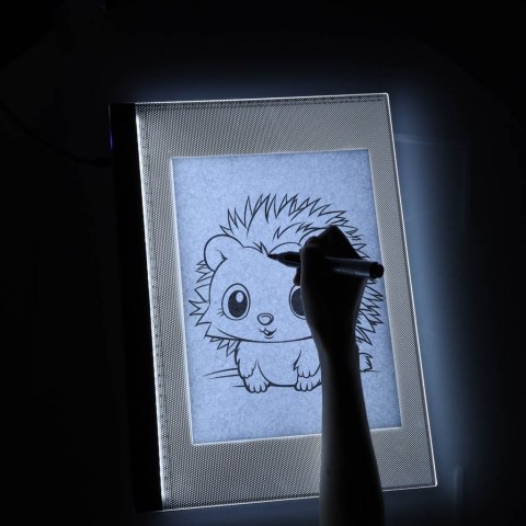 Deska kreślarska tablica tablet graficzny kalka do rysowania podświetlana LED A3