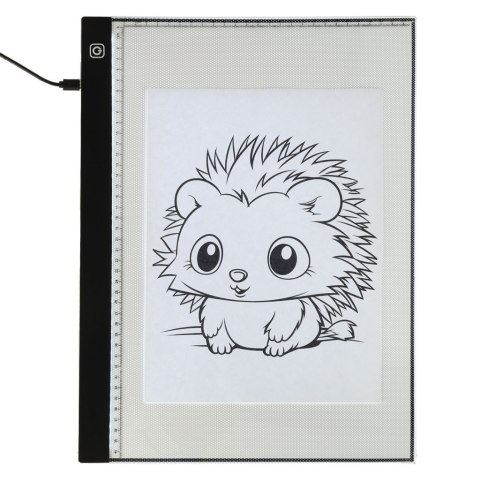 Deska kreślarska tablica tablet graficzny kalka do rysowania podświetlana LED A3