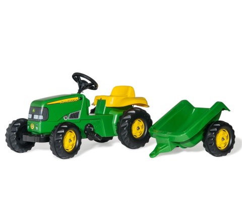 Rolly Toys 012190 Traktor Rolly Kid John Deere z przyczepą Rolly Toys 012190 Traktor Rolly Kid John Deere z przyczepą
