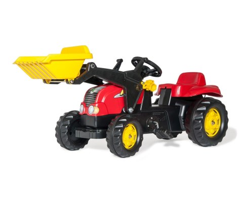Rolly Toys 023127 Traktor Rolly Kid z łyżka i przyczepa Czerwony Rolly Toys 023127 Traktor Rolly Kid z łyżka i przyczepa Czerwony