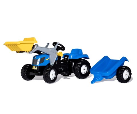 Rolly Toys 023929 Traktor Rolly Kid New Holland Agriculture z łyżka i przyczepą Rolly Toys 023929 Traktor Rolly Kid New Holland Agriculture z łyżka i przyczepą