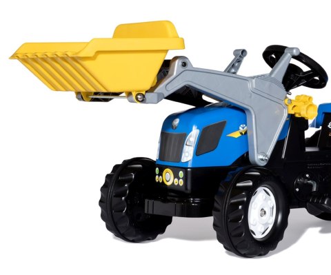 Rolly Toys 023929 Traktor Rolly Kid New Holland Agriculture z łyżka i przyczepą Rolly Toys 023929 Traktor Rolly Kid New Holland Agriculture z łyżka i przyczepą