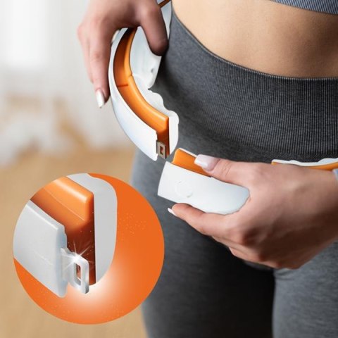 ZESTAW HULA HOP MAGNETYCZNY WHITE/ORANGE HHM21 Z LICZNIKIEM HMS + PAS WYSZCZUPLAJĄCY BR1313 ZESTAW HULA HOP MAGNETYCZNY WHITE/ORANGE HHM21 Z LICZNIKIEM HMS + PAS WYSZCZUPLAJĄCY BR1313